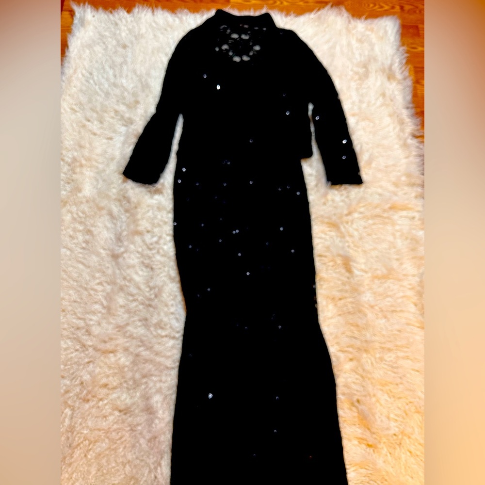Black Ralph Lauren sequence gown - Size 10